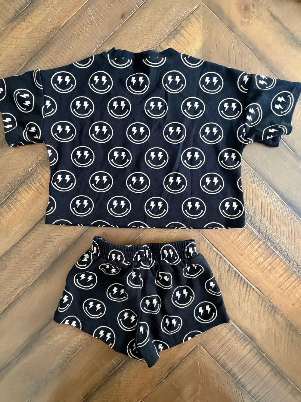 Lucky Panda Kids Shorts Set | Electric Smiley 18-24M